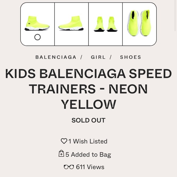 Boys Balenciaga trainers - Picture 10 of 10